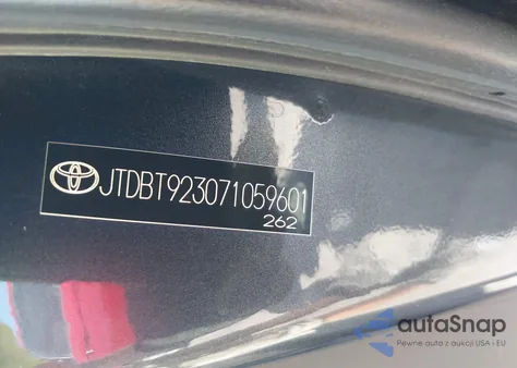 2007 Toyota Yaris from USA, damaged, VIN JTDBT923071059601